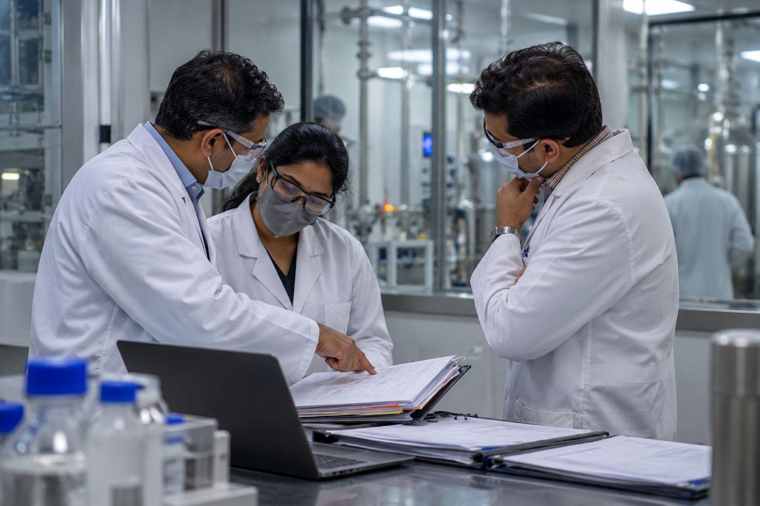 Analytical chromatography system running a method at the Symbio R&D centre